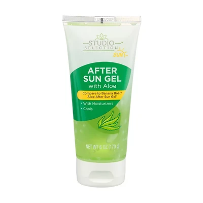 Studio Selection After Sun Gel with Aloe Tube, 6 oz