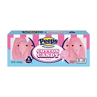 PEEPS Cotton Candy Marshmallow Chicks, 1.5 oz