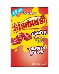 Starburst Singles To Go Powdered Drink Mix, Cherry, 0.43 oz, 6 ct