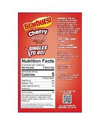 Starburst Singles To Go Powdered Drink Mix, Cherry, 0.43 oz, 6 ct