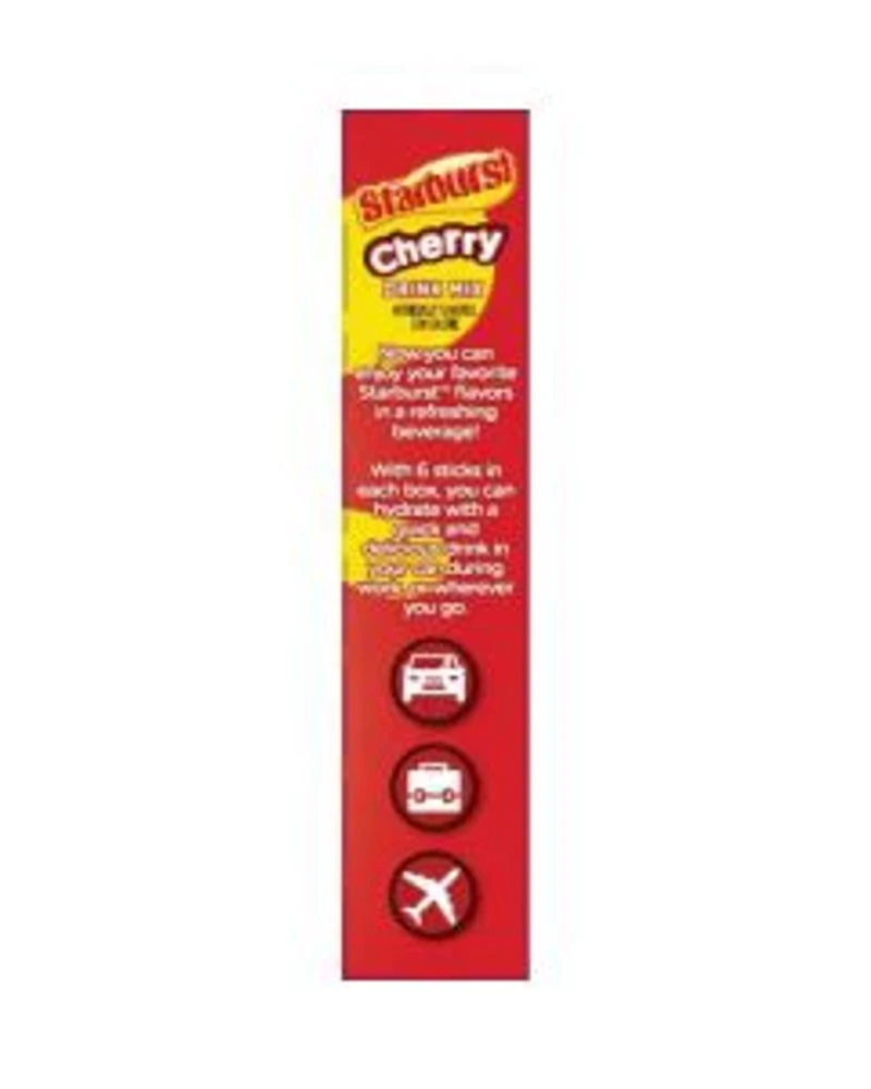 Starburst Singles To Go Powdered Drink Mix, Cherry, 0.43 oz, 6 ct
