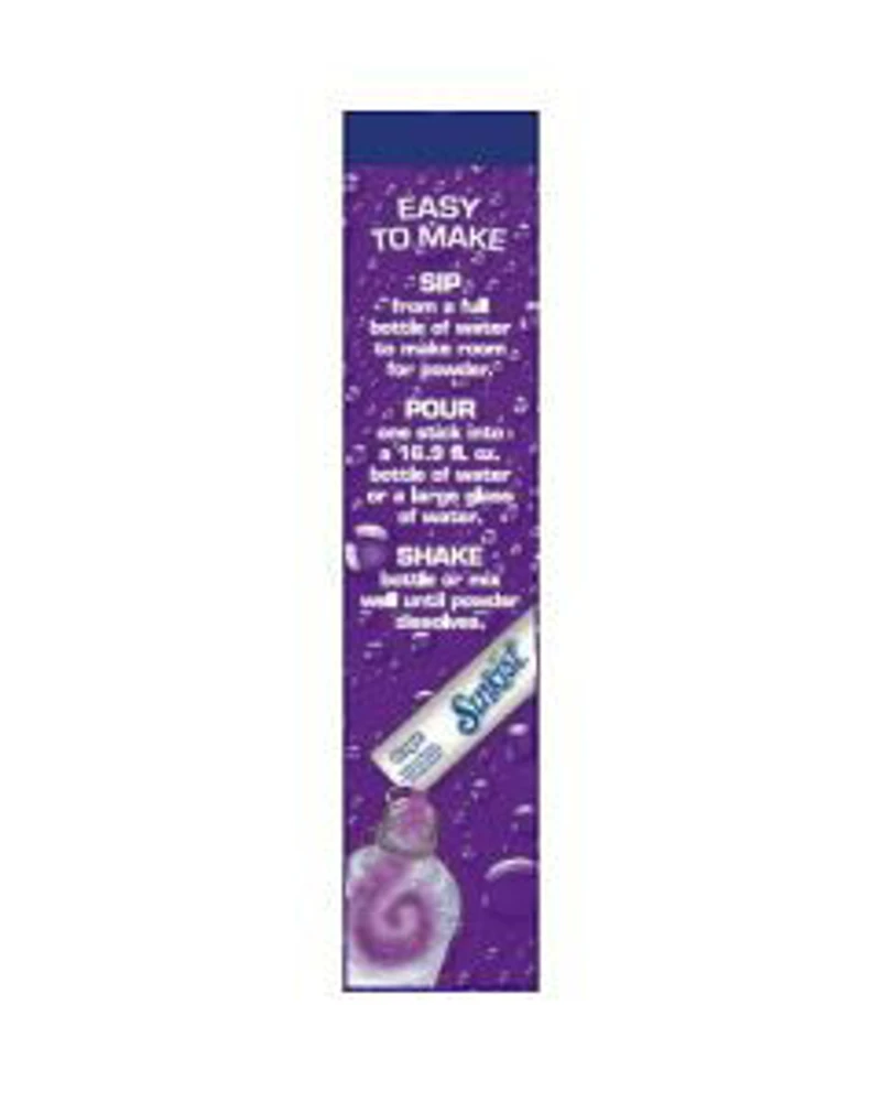 Sunkist Grape Flavored Singles To Go Drink Mix, 0.53 oz, 6 ct