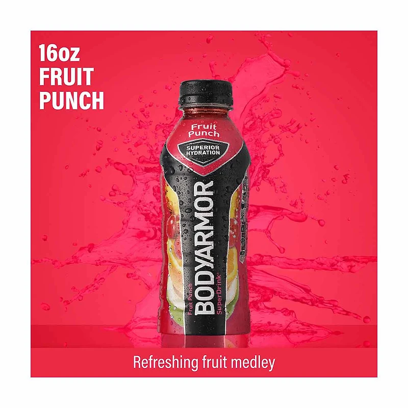 Bodyarmor Fruit Punch Sports Drink, 16 fl oz