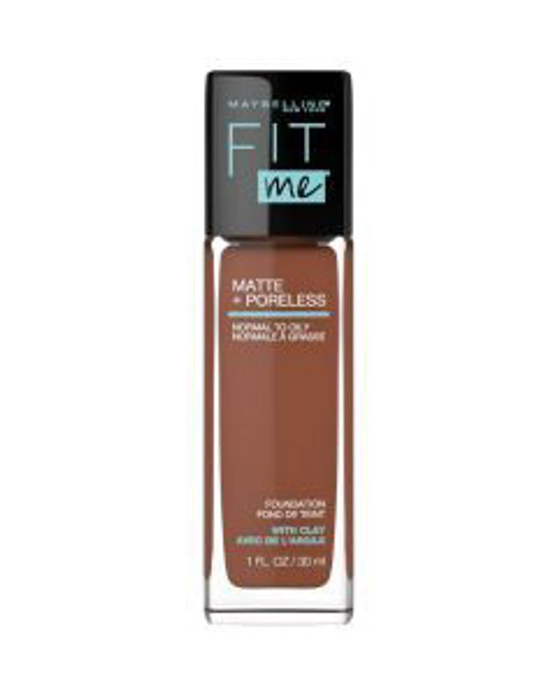 Maybelline Fit Me Matte + Poreless Liquid Foundation Makeup, Nutmeg