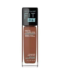 Maybelline Fit Me Matte + Poreless Liquid Foundation Makeup, Nutmeg