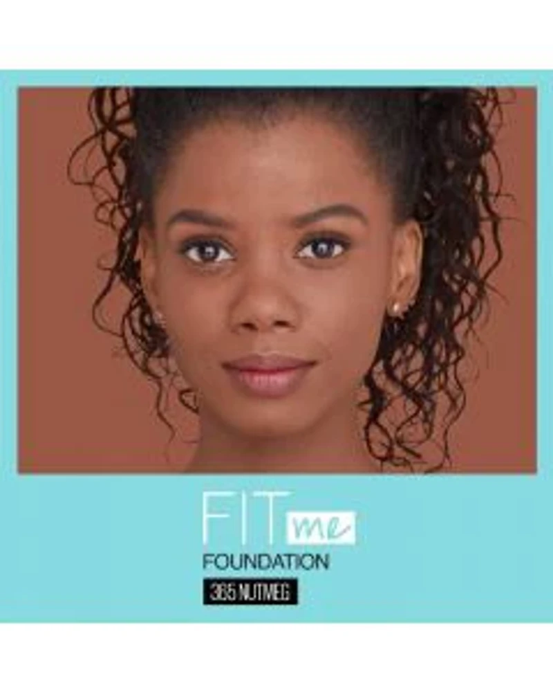 Maybelline Fit Me Matte + Poreless Liquid Foundation Makeup, Nutmeg