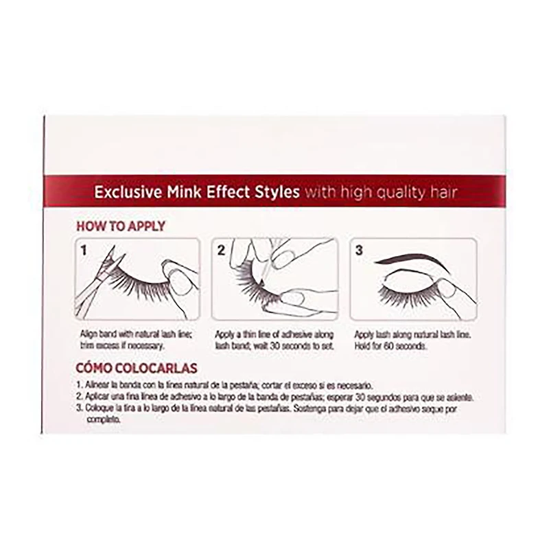 Kiss 3D Eyelashes Mink Effect Collection, Lady
