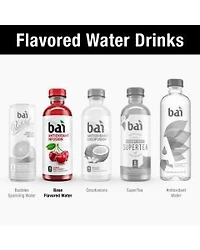 Bai Flavored Water, Zambia Bing Cherry, 18 fl oz
