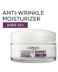 L'Oreal Paris Wrinkle Expert 55+ Moisturizer Anti-Aging Face Moisturizer, 1.7 oz
