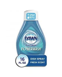 Dawn Platinum Powerwash Dish Soap Spray - Fresh Scent Refill, 16 fl oz
