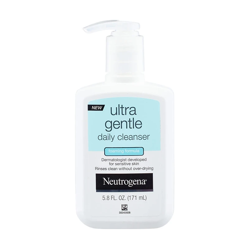 Neutrogena Ultra Gentle Daily Foaming Facial Cleanser, 5.8 fl. oz.