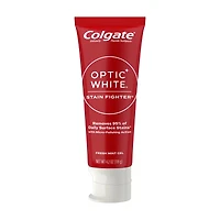 Colgate Optic White Stain Fighter Stain Removal Toothpaste, Fresh Mint Gel, 4.2 oz