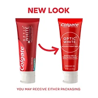 Colgate Optic White Stain Fighter Stain Removal Toothpaste, Fresh Mint Gel, 4.2 oz