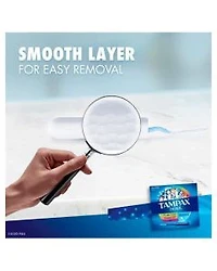 Tampax Pearl Tampons, Super/Super Plus/Ultra Absorbency with LeakGuard Braid, Triple Pack, Unscented, 34 Count