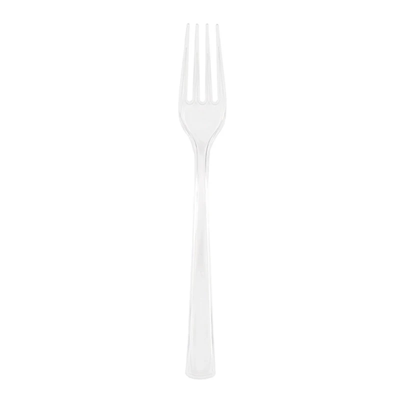 Clear Plastic Forks, 18 Count