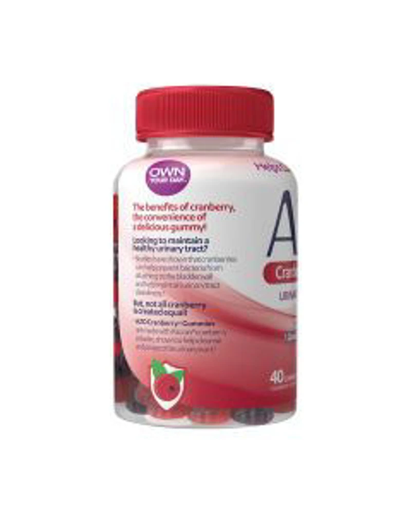 AZO Urinary Tract Health Cranberry Gummies, 40 ct
