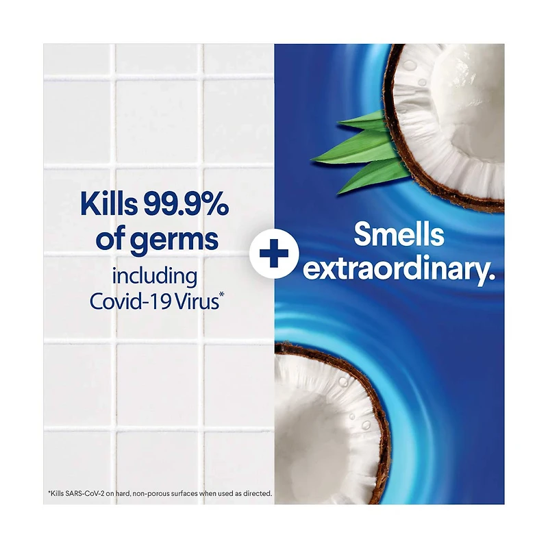 Clorox Scentiva Coconut and Waterlily Disinfecting Multi-Surface Cleaner, 24 fl