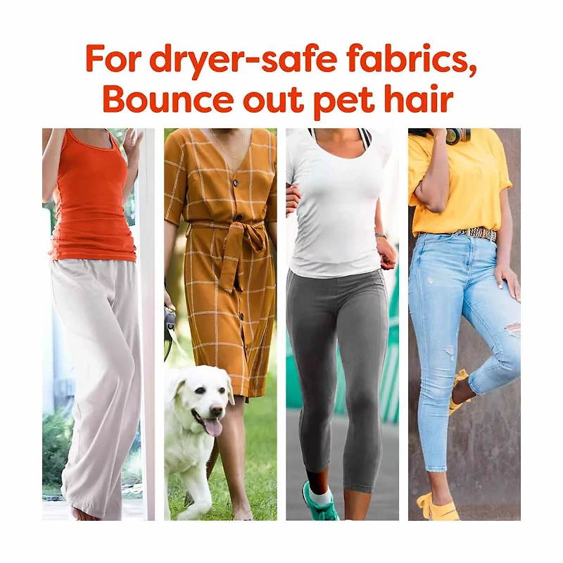 Bounce Pet Hair & Lint Guard Mega Sheets, Fresh Scent, 50 ct