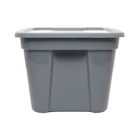 5 Gallon Cool Gray Storage Tote
