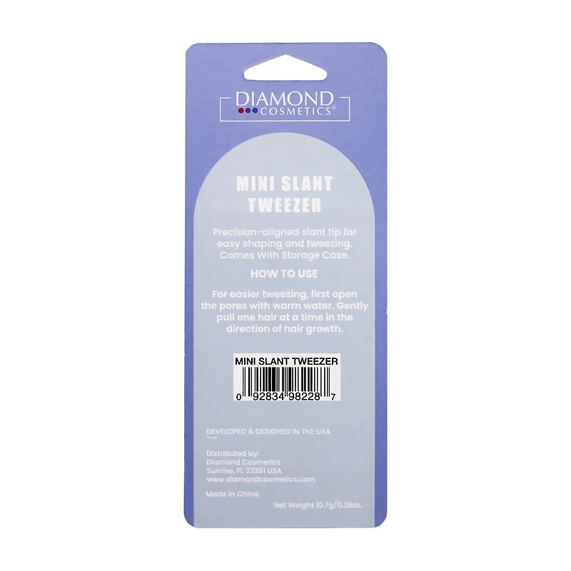Mini Slant Tip Tweezer and Case