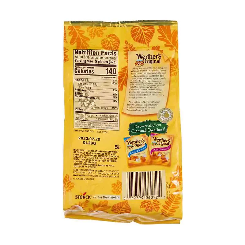 Werther's Original Limited Edition Apple Soft Caramel Candy, 8.57 oz.