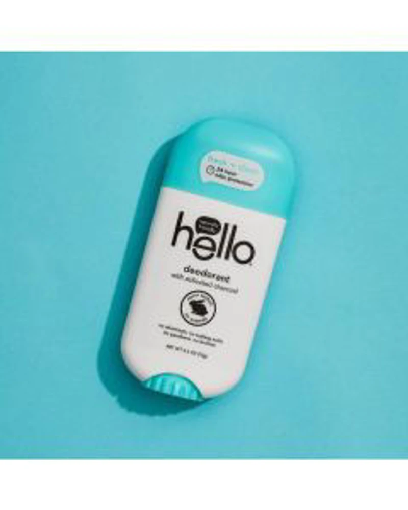 Hello Activated Charcoal Clean + Fresh Deodorant, 2.6 oz.