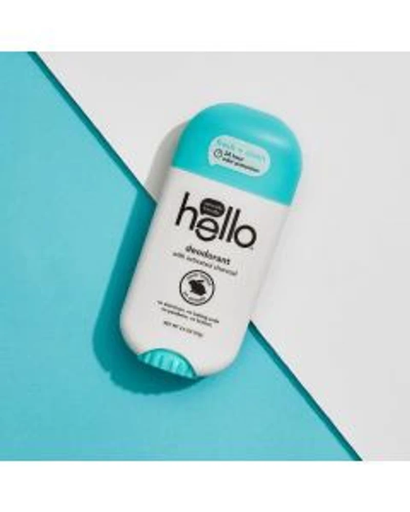 Hello Activated Charcoal Clean + Fresh Deodorant, 2.6 oz.