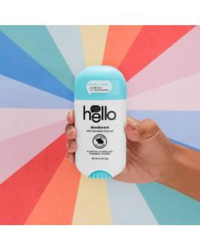 Hello Activated Charcoal Clean + Fresh Deodorant, 2.6 oz.