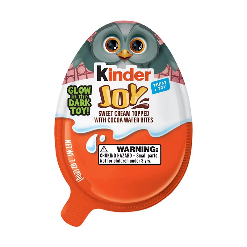 Kinder Joy Halloween Glow in the Dark Toy! 0.7 oz, Assorted