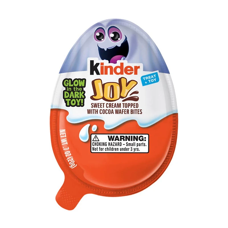 Kinder Joy Halloween Glow in the Dark Toy! 0.7 oz, Assorted