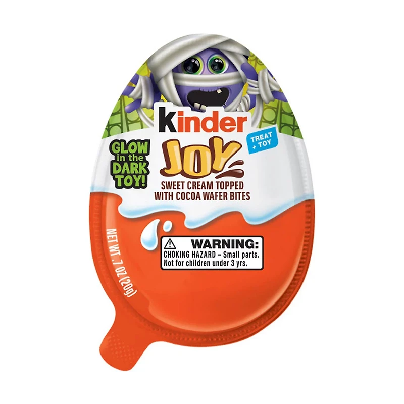 Kinder Joy Halloween Glow in the Dark Toy! 0.7 oz, Assorted