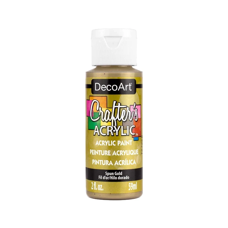 Crafter's Metallic Paint, 2 oz., Spun Gold