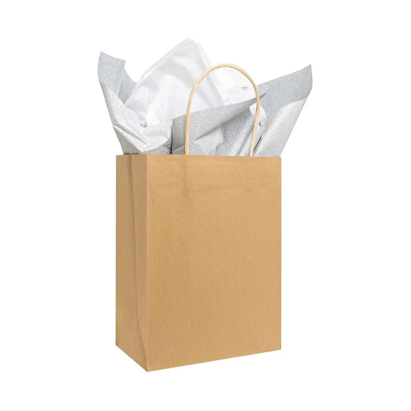 321 Party! Silver and Gold Glitter Tissue Paper