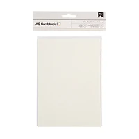 American Crafts Cardstock Cards and Envelopes, 5 in x 7 in, White, 12 Pack