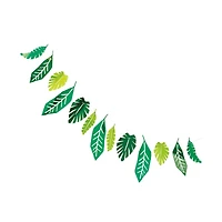 Foil Leaf Paper Garland, 7 Feet