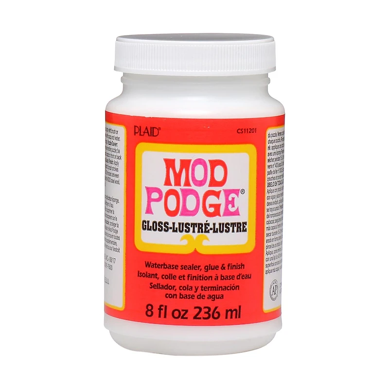 Mod Podge Gloss Sealer, Glue, and Finish, 8 oz.