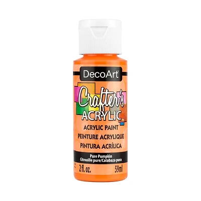 Crafter's Matte Acrylic Paint, 2 oz., Pure Pumpkin