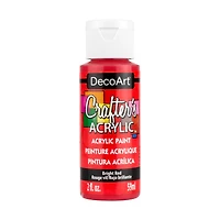 Crafter's Matte Acrylic Paint, 2 oz., Bright Red