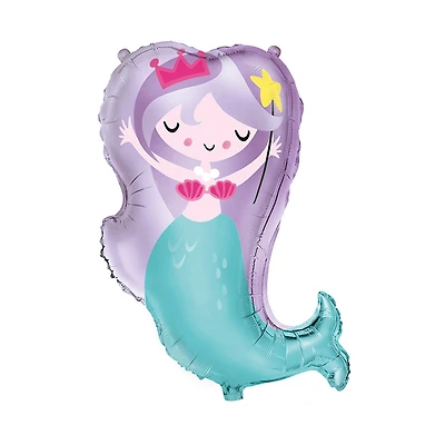 29" Giant Foil Magical Mermaid Balloon