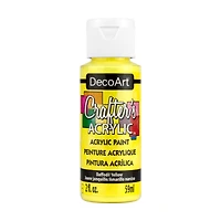 Crafter's Matte Acrylic Paint, 2 oz., Daffodil Yellow