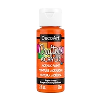 Crafter's Matte Acrylic Paint, 2 oz., Bright Orange
