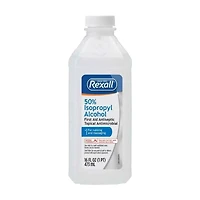Rexall 50% Isopropyl Alcohol First Aid Antiseptic, 16 fl oz