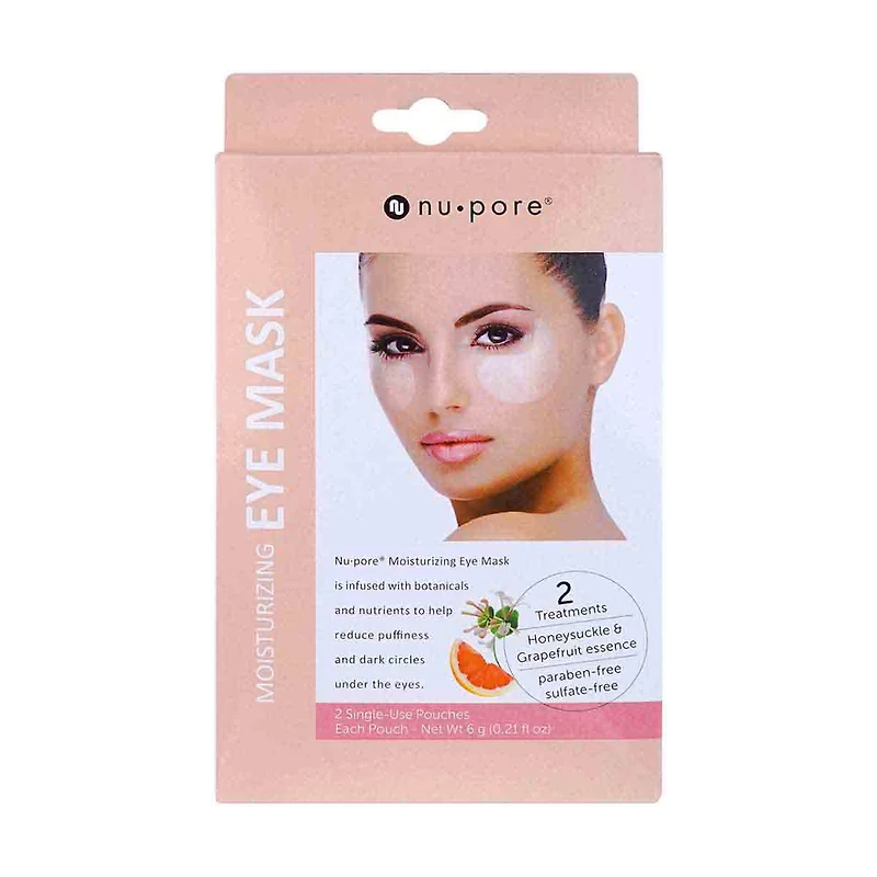 Nu-Pore Moisturizing Under Eye Treatment Masks, Pack of 2