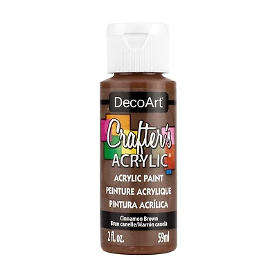 Crafter's Matte Acrylic Paint, 2 oz., Cinnamon Brown
