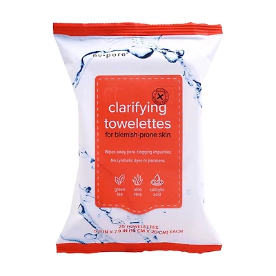 Nu-pore Clarifying Towelettes for Blemish-Prone Skin, 25 Count