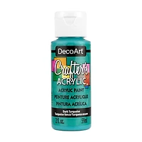 Crafter's Matte Acrylic Paint, 2 oz., Dark Turquoise