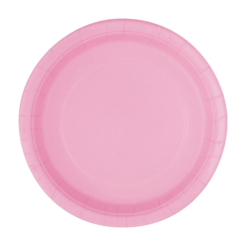 321 Party! Light Pink Party Plates, 9 in, 16 ct
