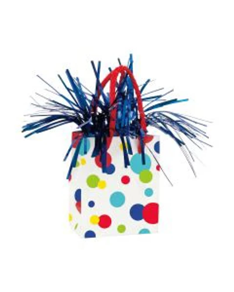 321 Party! Rainbow Spots Birthday Balloon Weight