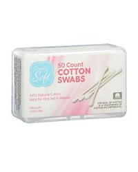 Simply Soft Ultra Cotton Swabs, 50 Count