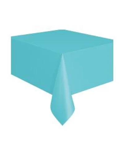 321 Party! Plastic Teal Tablecloths, 108x54 in, 3 ct